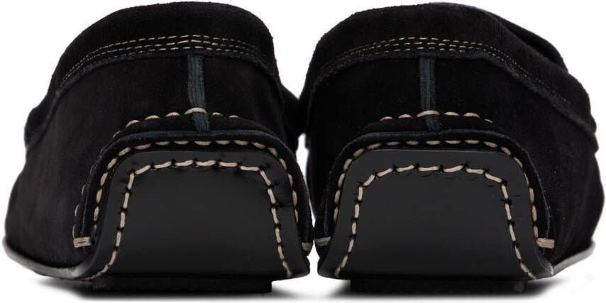 TOTEME Black 'The Car' Loafers