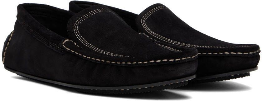 TOTEME Black 'The Car' Loafers