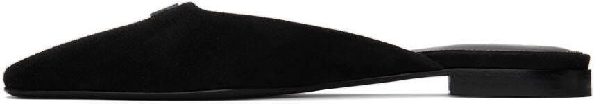 TOTEME Black 'The Flat Mule' Loafers