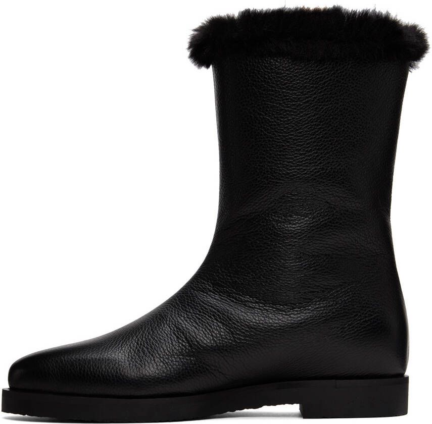 Totême Black 'The Off-Duty' Boots