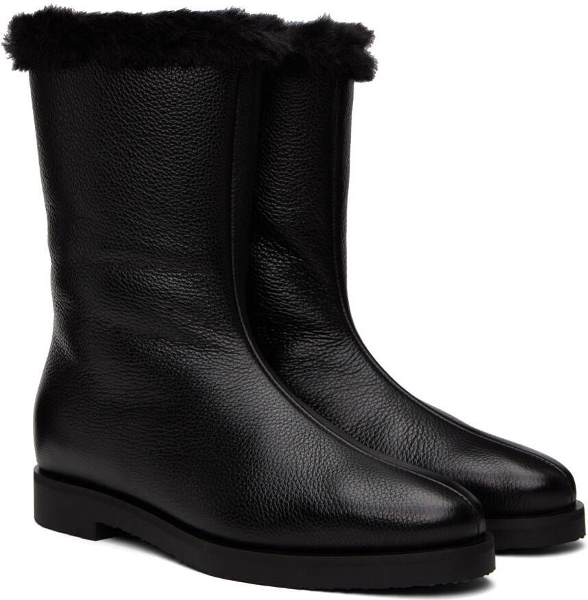 Totême Black 'The Off-Duty' Boots