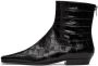 Totême Black Western Ankle Boots - Thumbnail 3