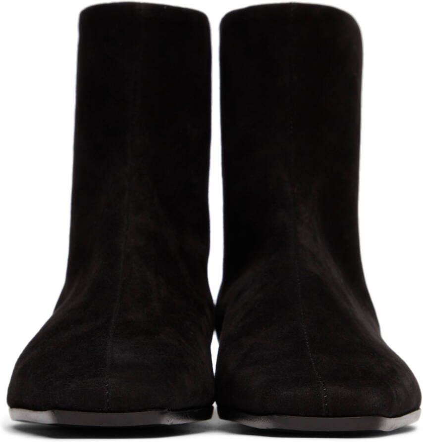 TOTEME Black Western Boots