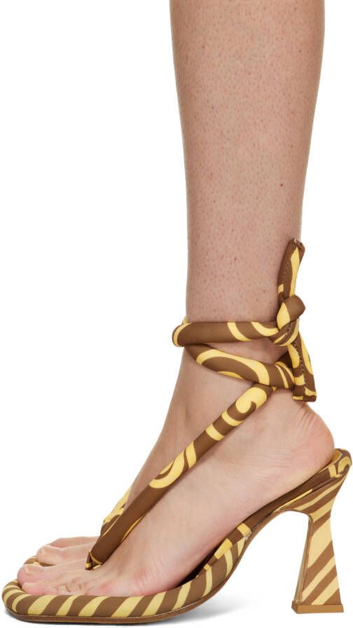 Ugo Paulon Brown Patel Heeled Sandals