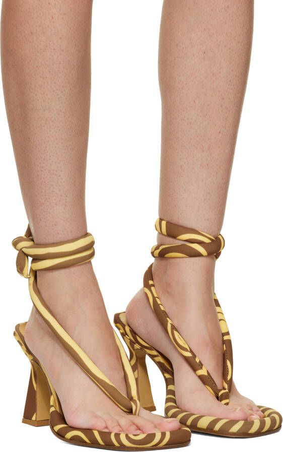 Ugo Paulon Brown Patel Heeled Sandals
