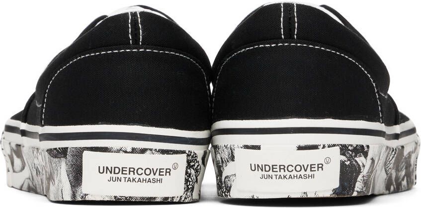 UNDERCOVER Black Printed Sneakers