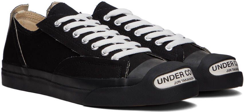 UNDERCOVER Black Raw Edge Sneakers