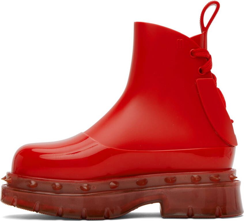 UNDERCOVER Red Melissa Edition Spikes Boots