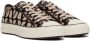 Valentino Garavani Beige & Black Totaloop Sneaker - Thumbnail 4