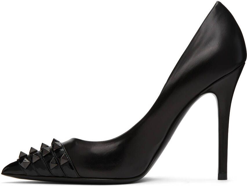 Valentino Garavani Black Alcove Stud Toe Heels