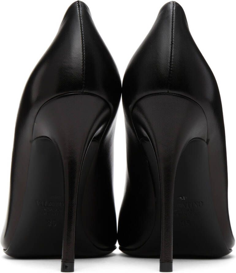 Valentino Garavani Black Alcove Stud Toe Heels