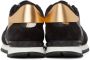 Valentino Garavani Black & Gold Camouflage Rockrunner Sneakers - Thumbnail 4