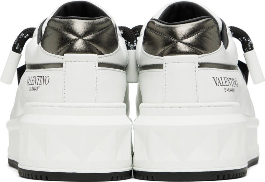 Valentino Garavani Black & White One Stud Sneakers