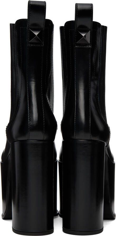 Valentino Garavani Black Club Platform Boots