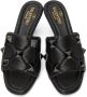 Valentino Garavani Black Quilted Roman Stud Heeled Sandals - Thumbnail 4