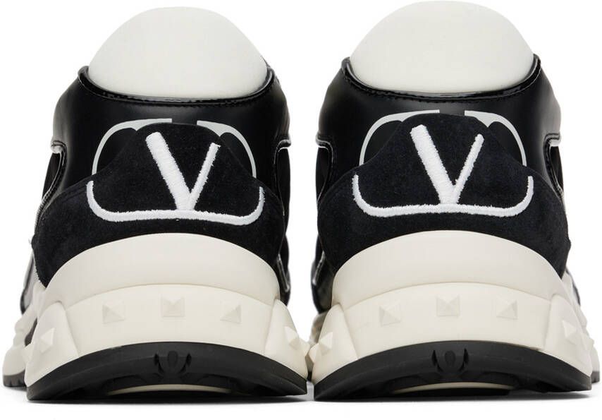 Valentino Garavani Black Ready Go Runner Low Sneakers