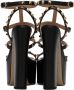 Valentino Garavani Black Rockstud 155 Heeled Sandals - Thumbnail 2