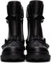 Valentino Garavani Black Roman Stud 85mm Platform Boots - Thumbnail 2