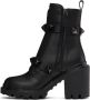 Valentino Garavani Black Roman Stud Ankle Boots - Thumbnail 3