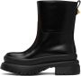 Valentino Garavani Black Roman Stud Boots - Thumbnail 3