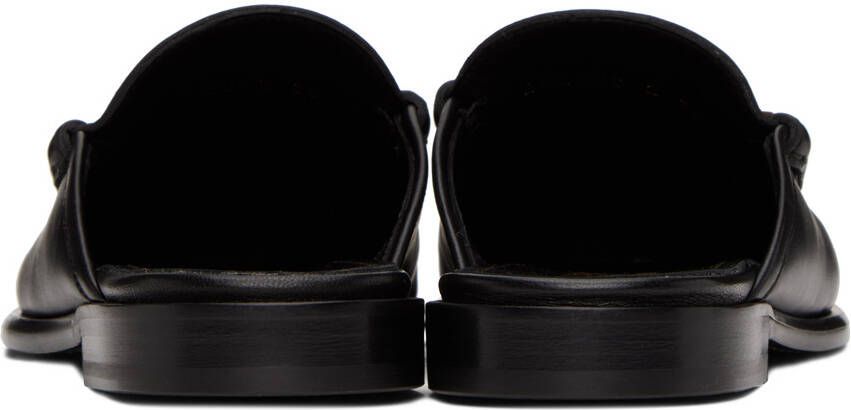 Valentino Garavani Black Sabot Loafers