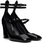 Valentino Garavani Black Tan-Go Pumps - Thumbnail 4