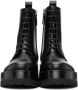 Valentino Garavani Black Upraise Combat Boots - Thumbnail 2