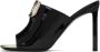 Valentino Garavani Black VLogo Heeled Sandals - Thumbnail 3