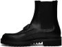 Valentino Garavani Black VLogo Strap Chelsea Boots - Thumbnail 3