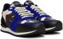 Valentino Garavani Blue & Black Rockrunner Sneakers - Thumbnail 4