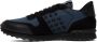Valentino Garavani Blue & Black Rockstud Sneakers - Thumbnail 3