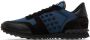 Valentino Garavani Blue & Black Rockstud Sneakers - Thumbnail 3