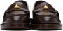 Valentino Garavani Brown Roman Stud Loafers - Thumbnail 2