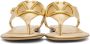 Valentino Garavani Gold VLogo Signature Flat Sandals - Thumbnail 2