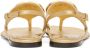Valentino Garavani Gold VLogo Signature Flat Sandals - Thumbnail 4