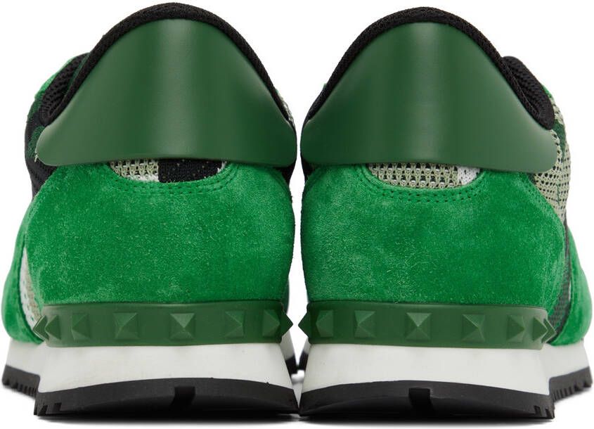 Valentino Garavani Green Rockrunner Sneakers