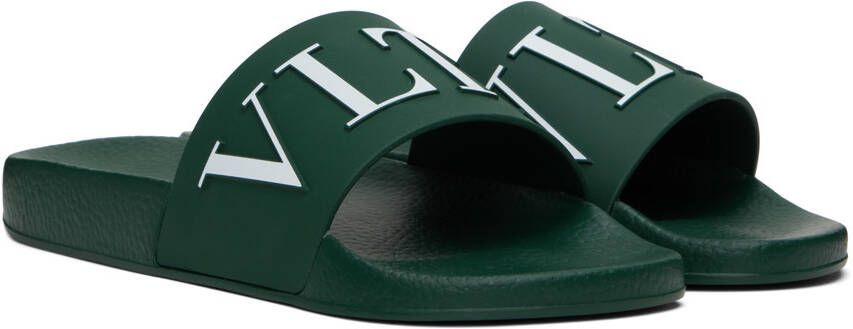 Valentino Garavani Green 'VLTN' Slides