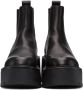 Valentino Garavani Leather VLogo Uniqueform Platform Boots - Thumbnail 2