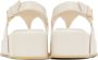 Valentino Garavani Off-White One Stud Flat Sandals - Thumbnail 2