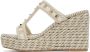 Valentino Garavani Off-White Rockstud Heeled Sandals - Thumbnail 3