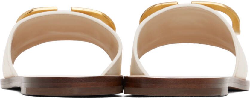 Valentino Garavani Off-White VLogo Sandals