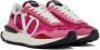 Valentino Garavani Pink Lace Sneakers - Thumbnail 4