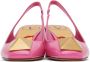 Valentino Garavani Pink One Stud Slingback 60 Heels - Thumbnail 2