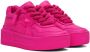 Valentino Garavani Pink One Stud Sneakers - Thumbnail 4