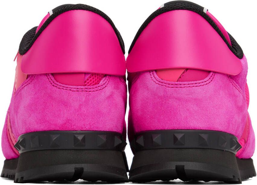 Valentino Garavani Pink Rockrunner Sneakers