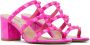 Valentino Garavani Pink Rockstud Heeled Sandals - Thumbnail 4