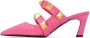Valentino Garavani Pink Roman Stud 65 Heels - Thumbnail 3