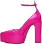 Valentino Garavani Pink Tan-Go Platform Heels - Thumbnail 3