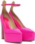 Valentino Garavani Pink Tan-Go Platform Heels - Thumbnail 4