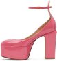 Valentino Garavani Pink Tan-Go Platform Pump Heels - Thumbnail 3